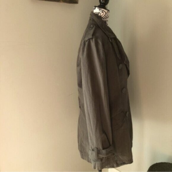 Smart Set  Cotton Canvas Utility Jacket Women’s Sz Large - Picture 5 of 8